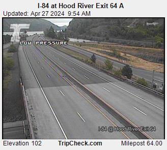 I-84 at Hood River Exit 64 A Traffic Camera