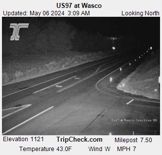 US 97 at Wasco Traffic Camera