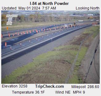 I-84 at North Powder Traffic Camera