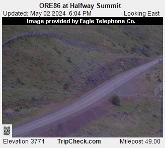 Traffic Cam ORE86 at Halfway Summit Player