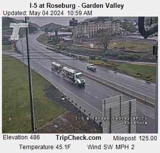 Traffic Cam I-5 at Roseburg - Garden Valley Player