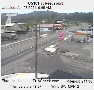 US 101 at Reedsport Traffic Camera