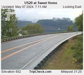 Traffic Cam US 20 at Sweet Home Player