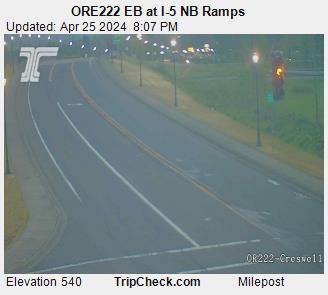 Traffic Cam ORE222 EB at I-5 NB Ramps Player