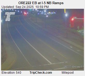 Traffic Cam ORE222 EB at I-5 NB Ramps Player