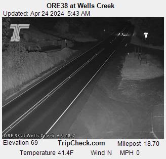ORE38 at Wells Creek Traffic Camera