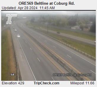 ORE569 Beltline at Coburg Rd. Traffic Camera