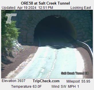 ORE58 at Salt Creek Tunnel Traffic Camera
