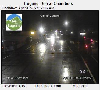 Traffic Cam Eugene - 6th at Chambers Player