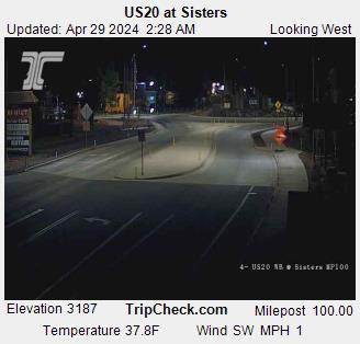 Traffic Cam US 20 at Sisters Player