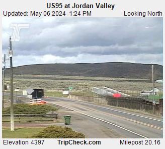 US 95: Jordan Valley OR Traffic Camera