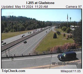 I-205 at Gladstone Traffic Camera