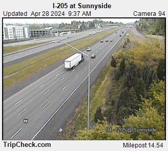I-205 at Sunnyside Traffic Camera