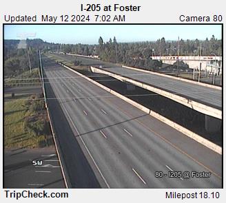 I-205 at Foster Traffic Camera