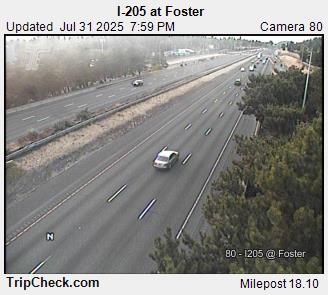 Traffic Cam I-205 at Foster Player