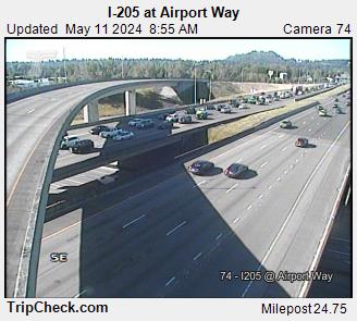 I-205 at Airport Way Traffic Camera