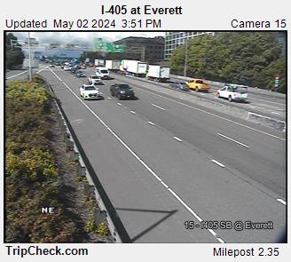 Traffic Cam I-405 at Everett Player