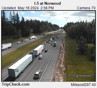 Traffic Cam I-5 at Norwood Player