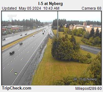 I-5 at Nyberg Traffic Camera