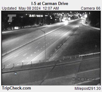 Traffic Cam I-5 at Carman Dr. Player