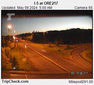 I-5 at ORE 217 Traffic Camera