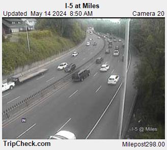 Traffic Cam I-5 at Miles Player