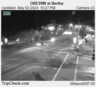 ORE99W at Bertha Traffic Camera