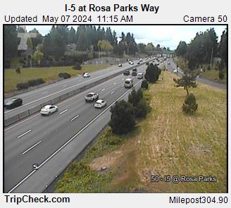Traffic Cam I-5 at Rosa Parks Way Player