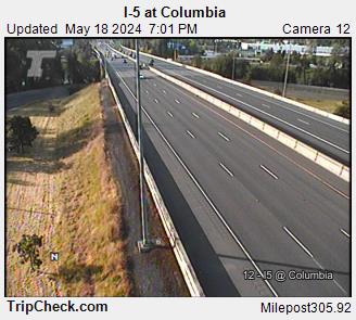 Traffic Cam I-5 at Columbia Player