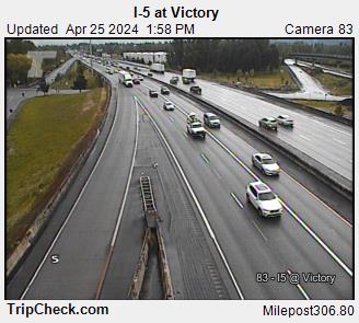 Traffic Cam I-5 at Victory Player