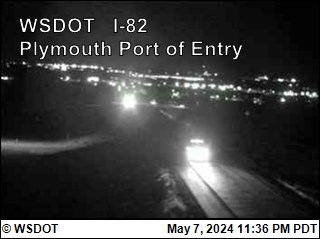 Traffic Cam I-82 at MP 130.5: Plymouth Port of Entry Player