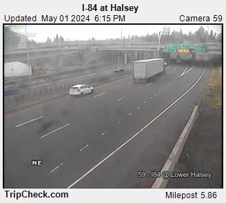 I-84 at Halsey-Lower Traffic Camera