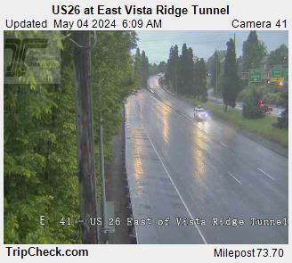 US 26 at East Vista Ridge Tunnel Traffic Camera