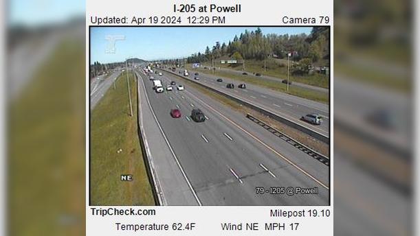 Traffic Cam Portland: I- at Powell Player