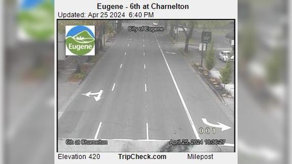 Eugene: 6th at Charnelton Traffic Camera