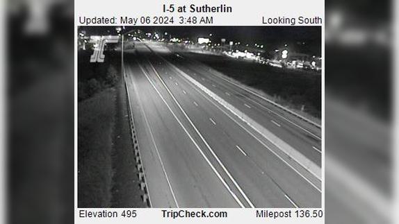 Sutherlin: I-5 at Traffic Camera