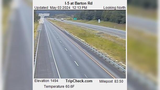 Traffic Cam Canyonville: I-5 at Barton Rd Player