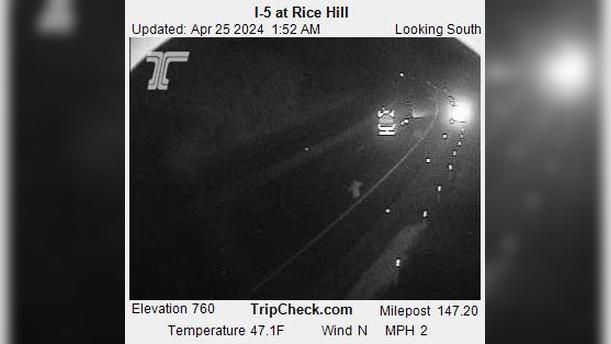Drain: I-5 at Rice Hill Traffic Camera