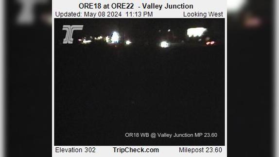 Willamina: ORE18 at ORE22 - Valley Junction Traffic Camera