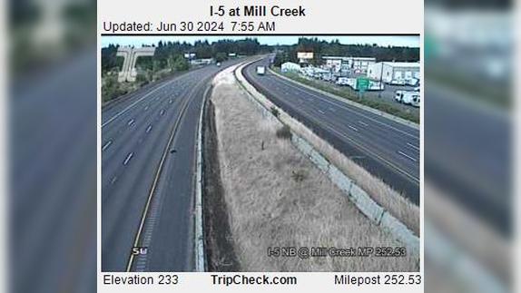 Keizer: I-5 at Mill Creek Traffic Camera