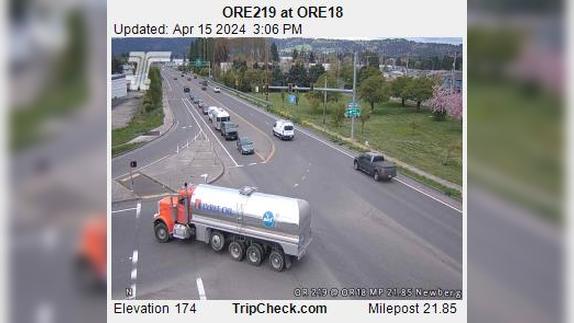 Newberg: ORE219 at ORE18 Traffic Camera