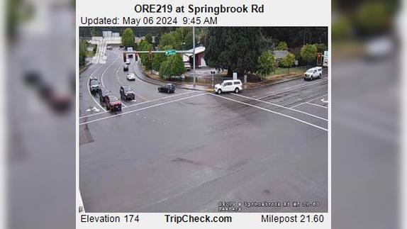 Traffic Cam Newberg: ORE219 at Springbrook Rd Player