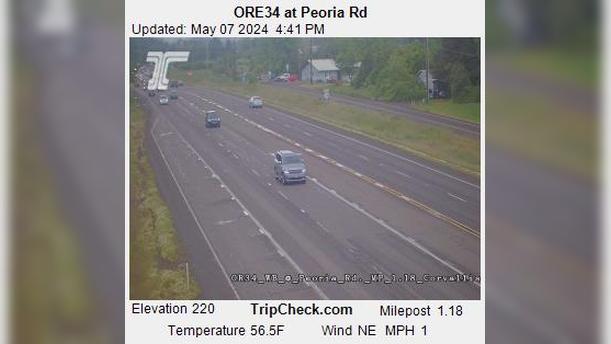 Corvallis: ORE34 at Peoria Rd Traffic Camera