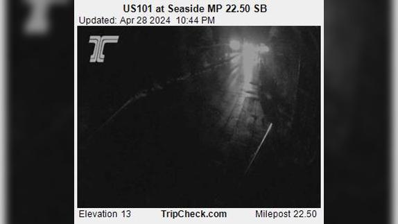 Seaside: US101 at - MP 22.50 SB Traffic Camera