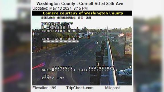 Traffic Cam Hillsboro: Washington County - Cornell Rd at 25th Ave Player