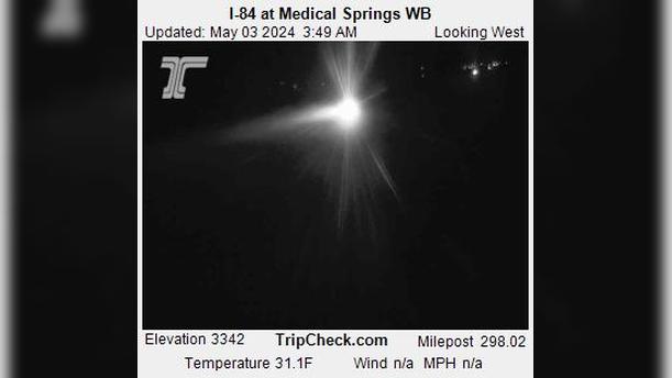 Haines: I-84 at Medical Springs WB Traffic Camera