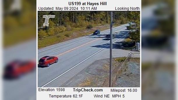 Traffic Cam Josephine: US199 at Hayes Hill Player