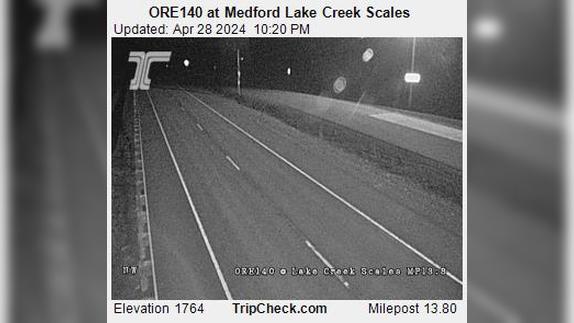 Eagle Point: ORE140 at Medford Lake Creek Scales Traffic Camera