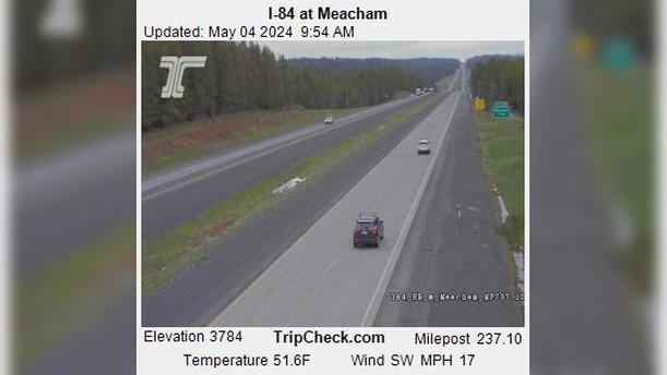 Traffic Cam Meacham: I-84 at Player
