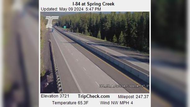 La Grande: I-84 at Spring Creek Traffic Camera
